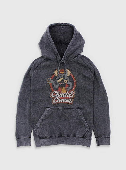 Chuck E Cheese OG Chuck Mineral Wash Hoodie