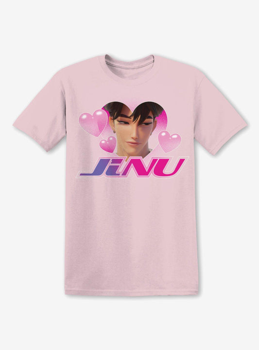 KPop Demon Hunters Jinu Heart Portrait T-Shirt