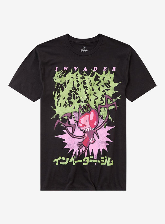 Invader Zim Metal Font TShirt Graphic Tee | Graphic Tee | Unisex Shirt | Soft Comfortable Wear