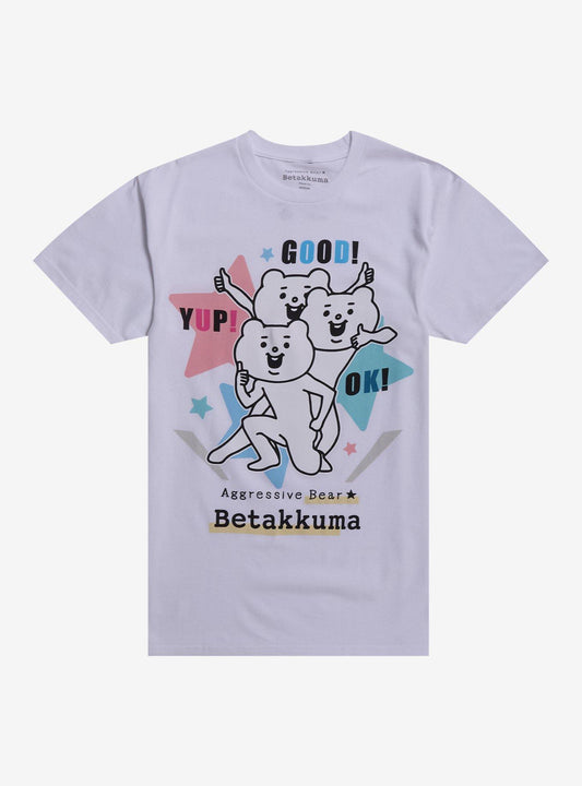 Aggressive Bear Betakkuma Group T-Shirt