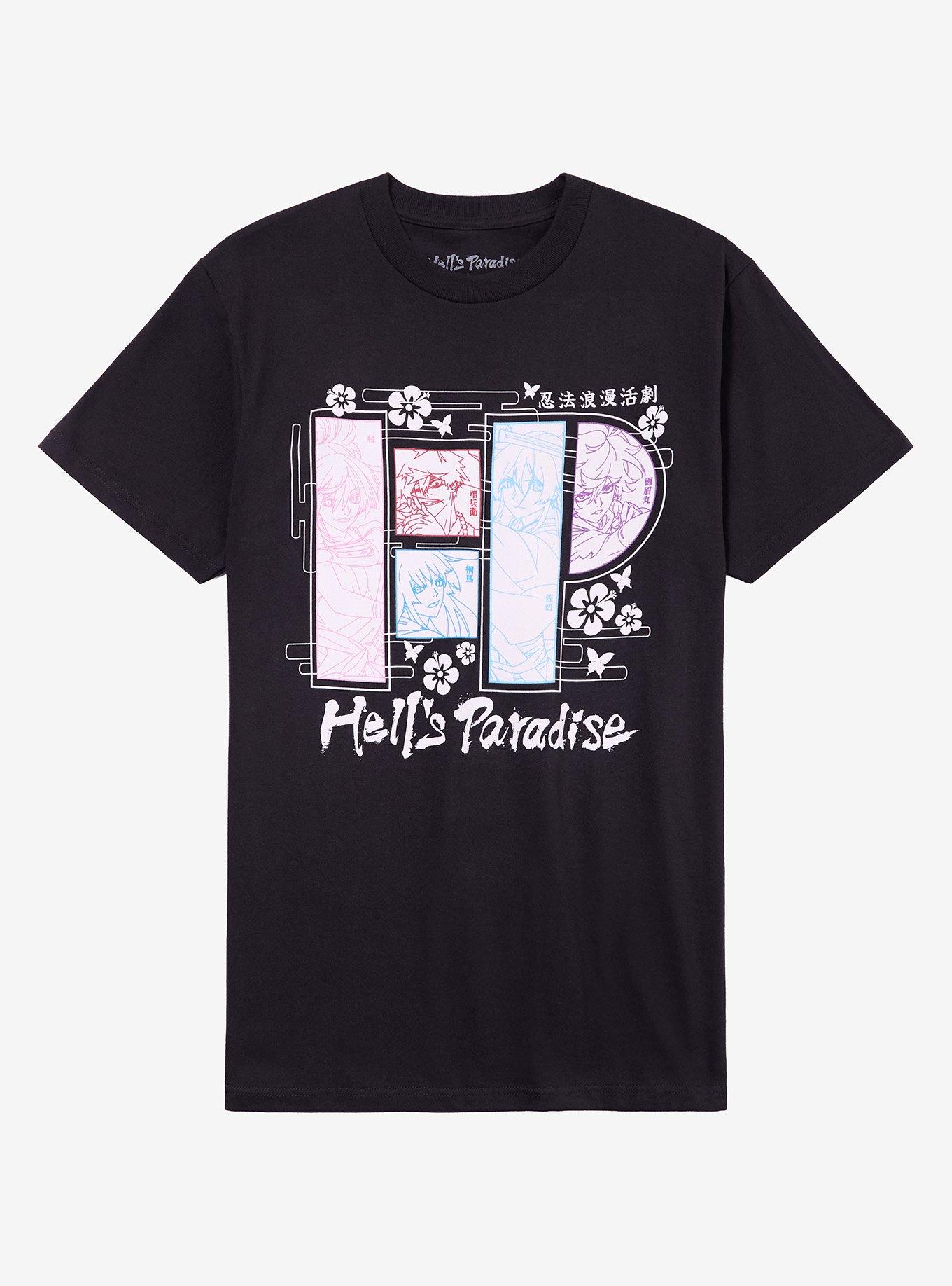 Hell's Paradise Outline Panel T-Shirt