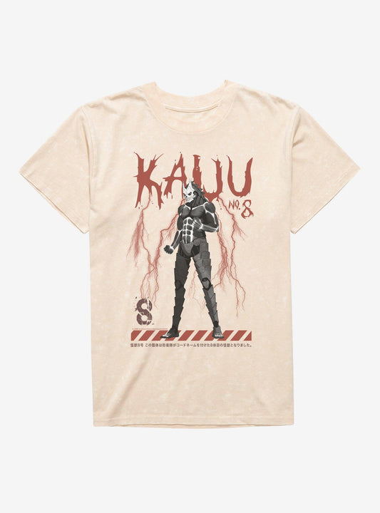 Kaiju No. 8 Kafka Hibino As Kaiju No. 8 Natural Mineral Wash T-Shirt