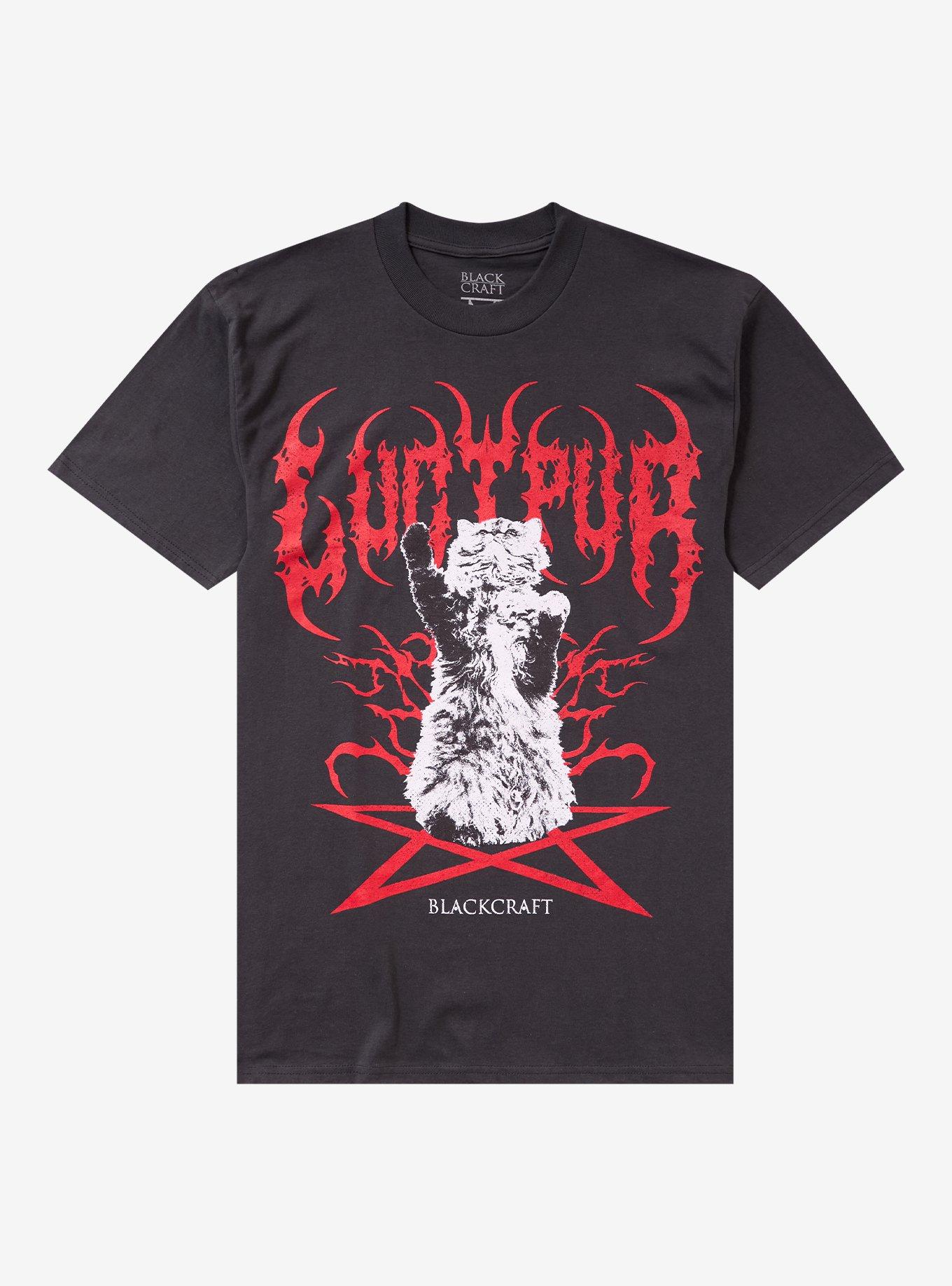 BlackCraft Lucipur Red Pentagram T-Shirt