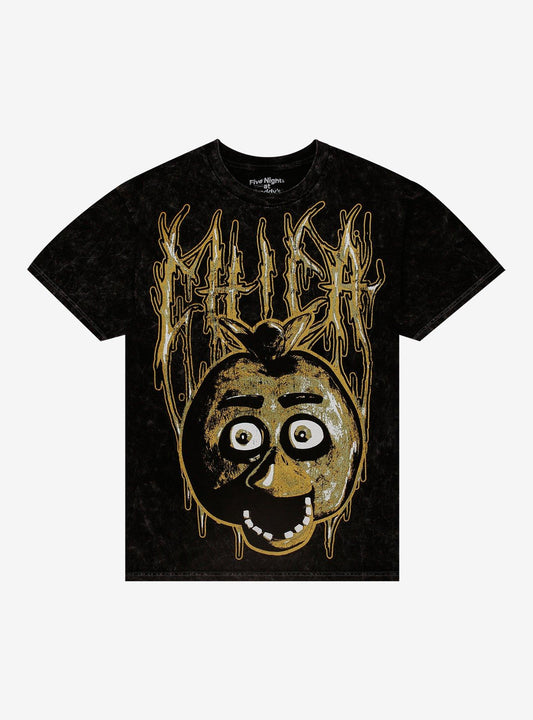 Five Nights At Freddys Chica Metal TShirt Graphic Tee | Graphic Tee | Unisex Shirt | Best-Selling Design