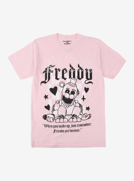 Five Nights At Freddys Pink Checkered TShirt Graphic Tee | Graphic Tee | Unisex Shirt | Premium Quality Apparel