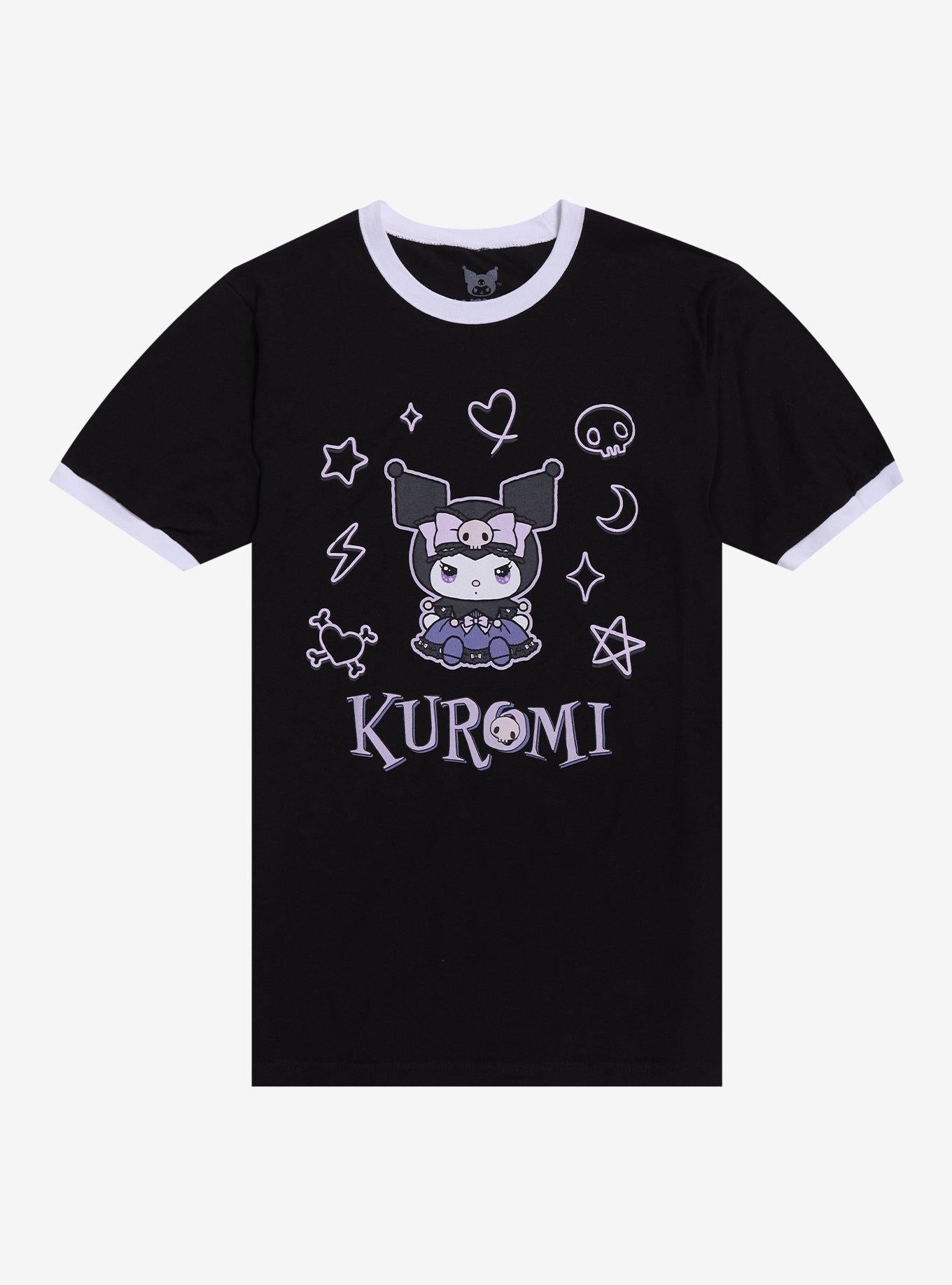 Kuromi's Mischief Mansion Ringer T-Shirt