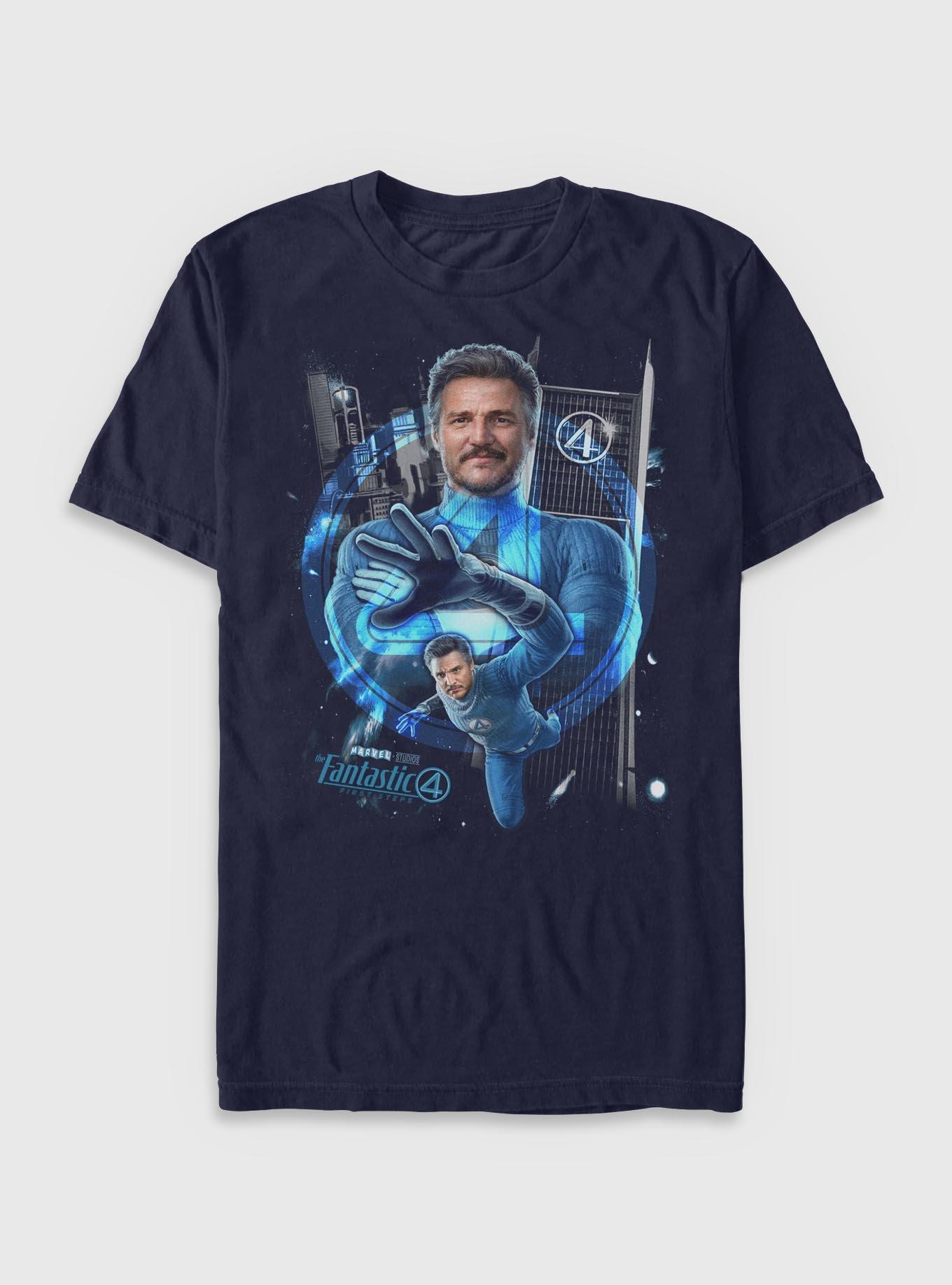 Marvel The Fantastic Four First Steps Reed Space Buildings T-Shirt T-Shirt – Official Fan Merchandise | Perfect for Daily Wear