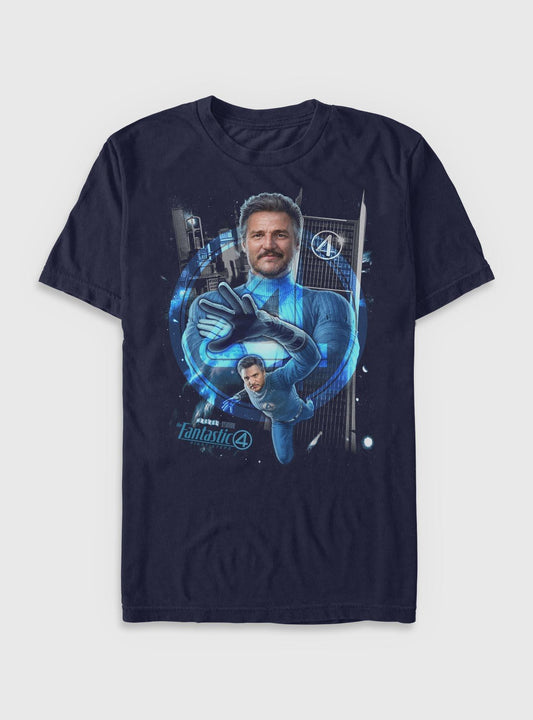 Marvel The Fantastic Four First Steps Reed Space Buildings T-Shirt T-Shirt – Official Fan Merchandise | Perfect for Daily Wear