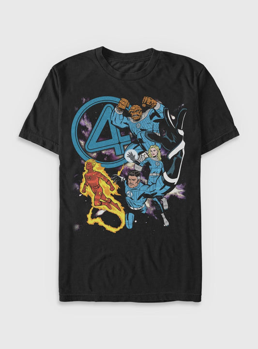 Marvel The Fantastic Four First Steps Hero Galaxy Four T-Shirt T-Shirt – Premium Quality Print | Great Gift for Fans