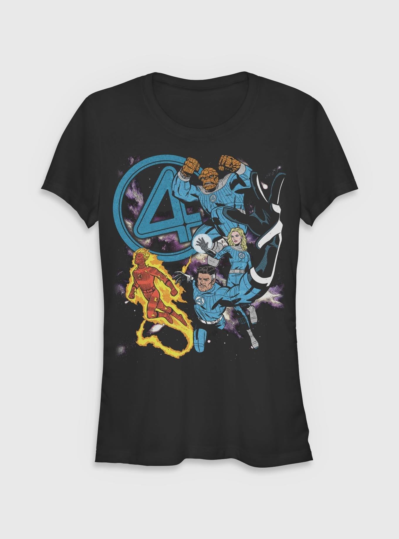 Marvel The Fantastic Four First Steps Hero Galaxy Four Girls T-Shirt T-Shirt – Premium Quality Print | Must-Have Style