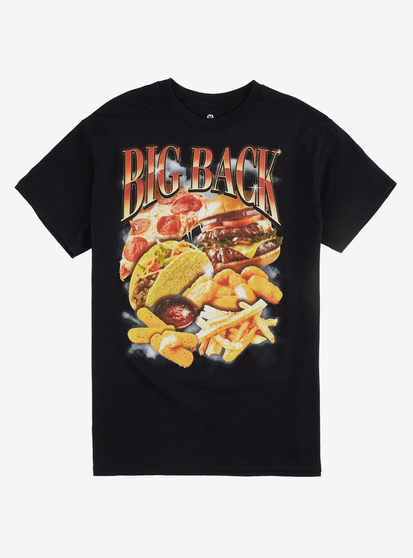 Big Back Food Collage TShirt By Goodie Two Sleeves Graphic Tee | Graphic Tee | Unisex Shirt | Perfect Gift for Fans