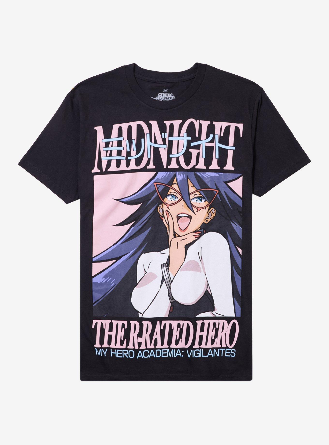 My Hero Academia Vigilantes Midnight Portrait TShirt Graphic Tee | Graphic Tee | Unisex Shirt | Soft Comfortable Wear