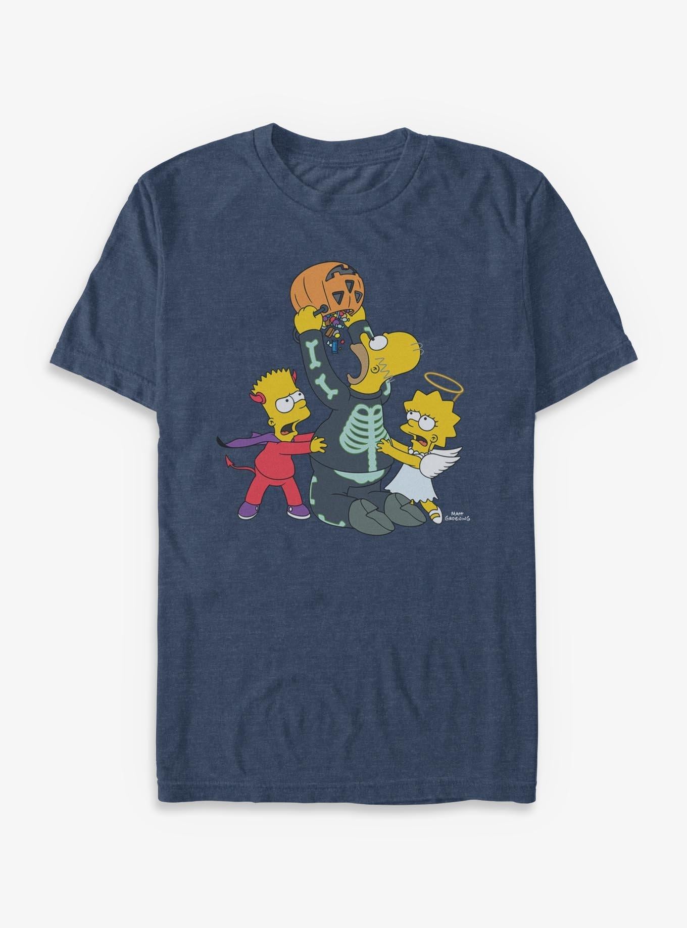 The Simpsons Halloween Candy Fight T-Shirt