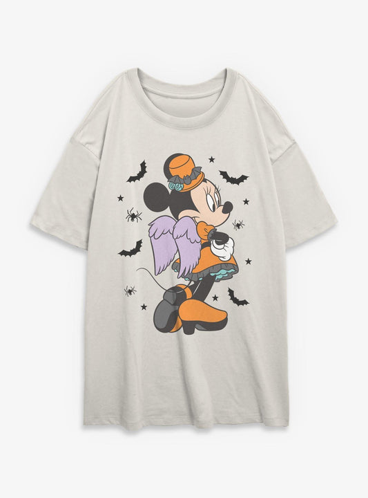 Disney Minnie Mouse Halloween Minnie Girls Oversized T-Shirt