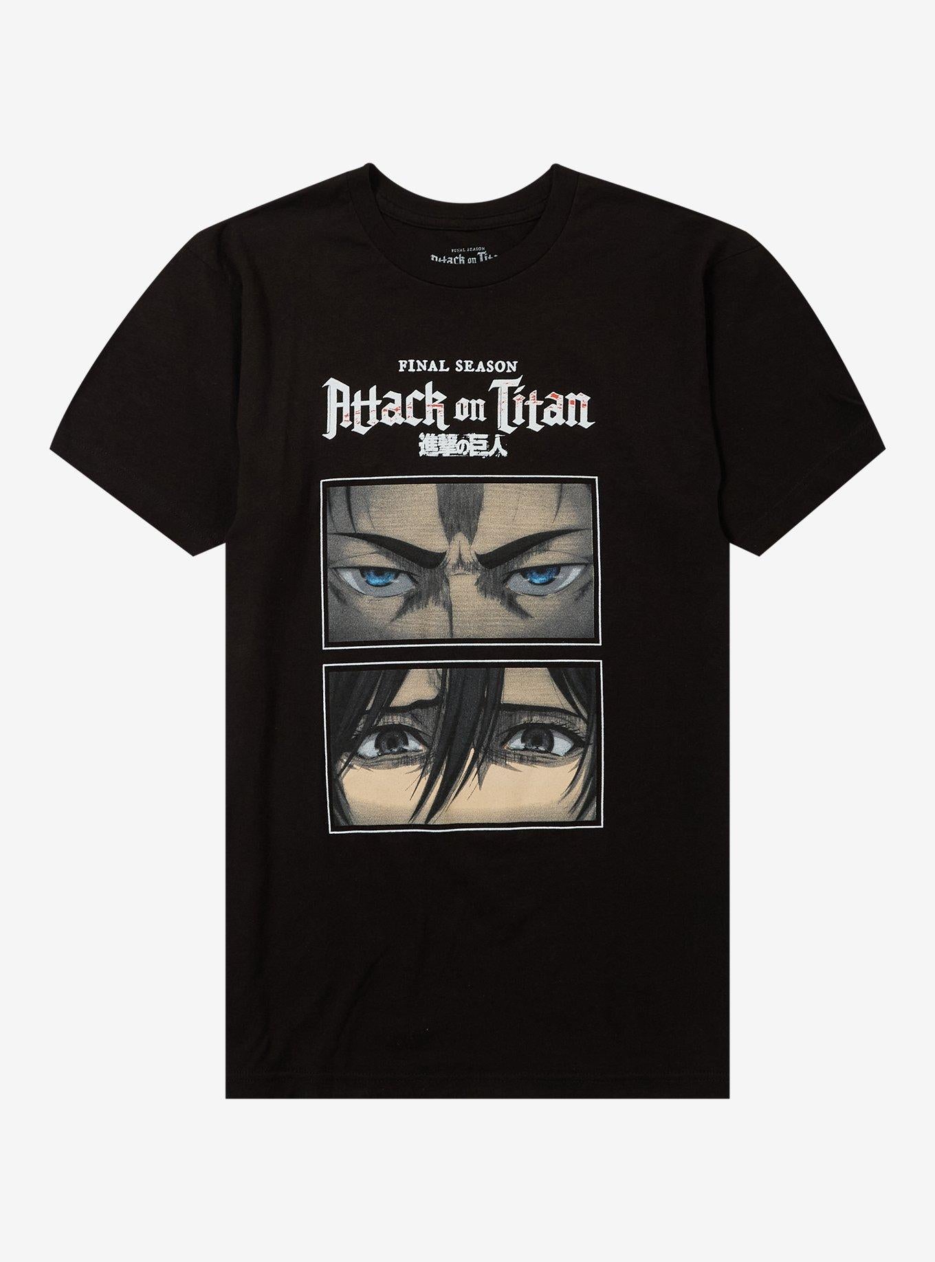 Attack On Titan Eren & Mikasa Eyes T-Shirt