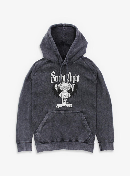 Garfield Fright Night Cape Mineral Wash Hoodie