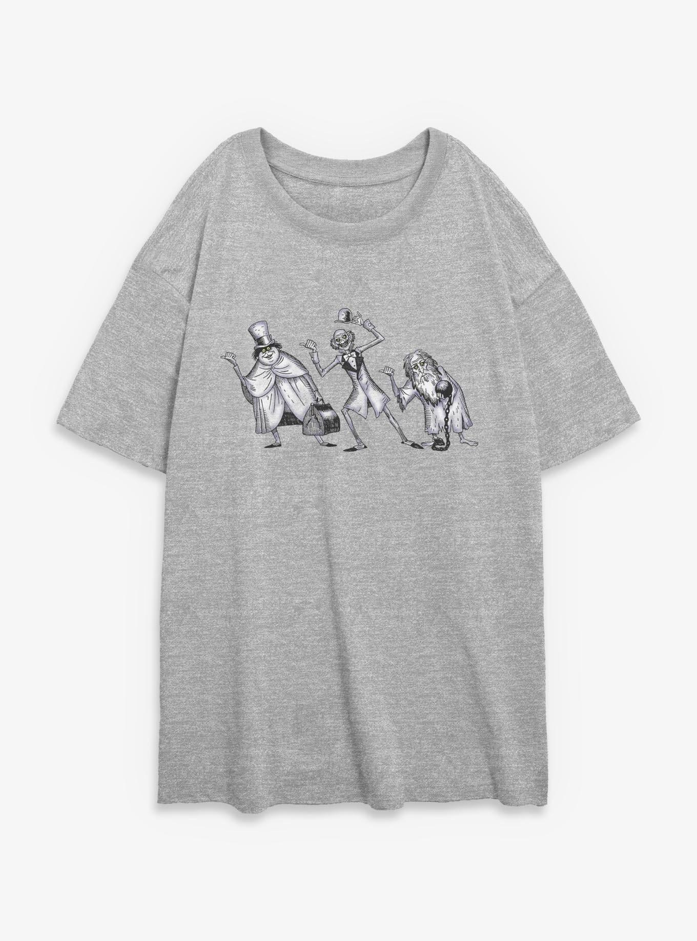 Disney The Haunted Mansion Hitchhiking Ghost Girls Oversized T-Shirt
