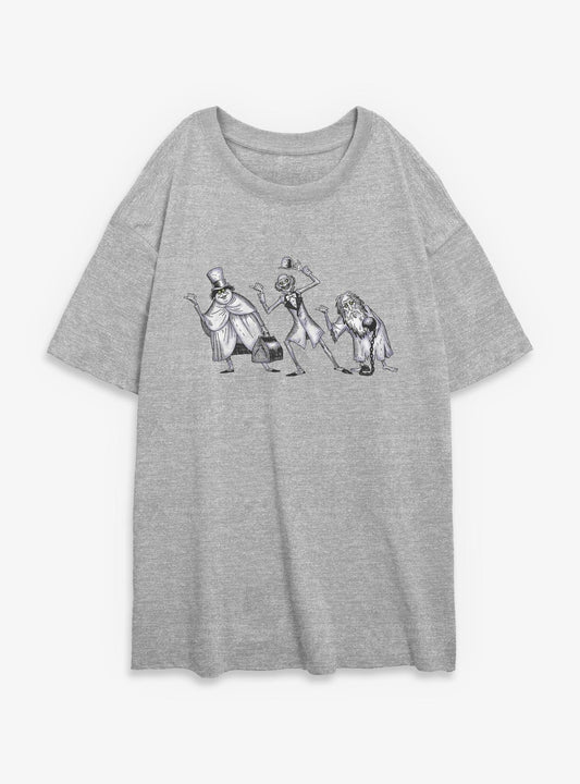 Disney The Haunted Mansion Hitchhiking Ghost Girls Oversized T-Shirt