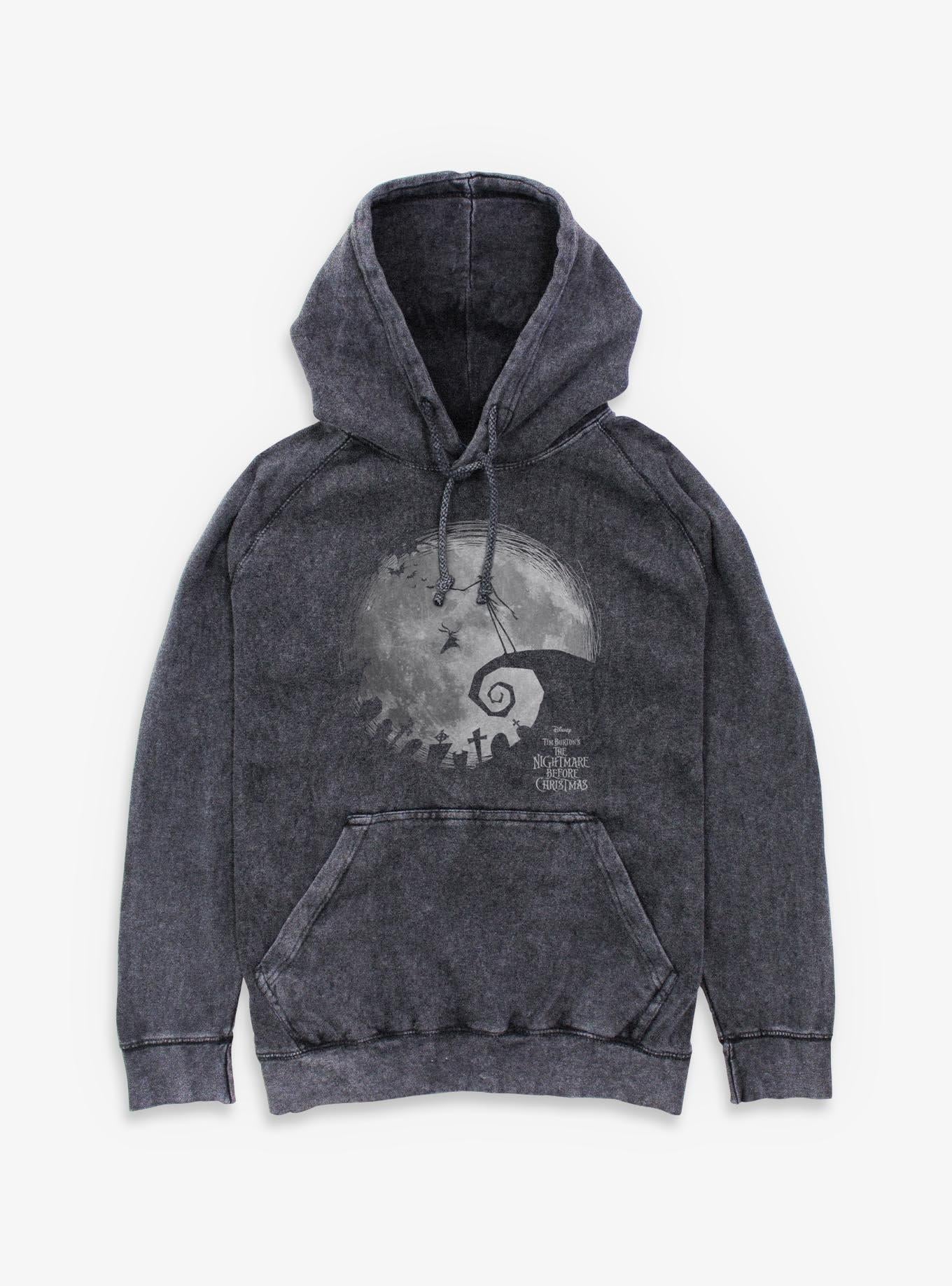 Disney The Nightmare Before Christmas The Nightmare Moon Mineral Wash Hoodie