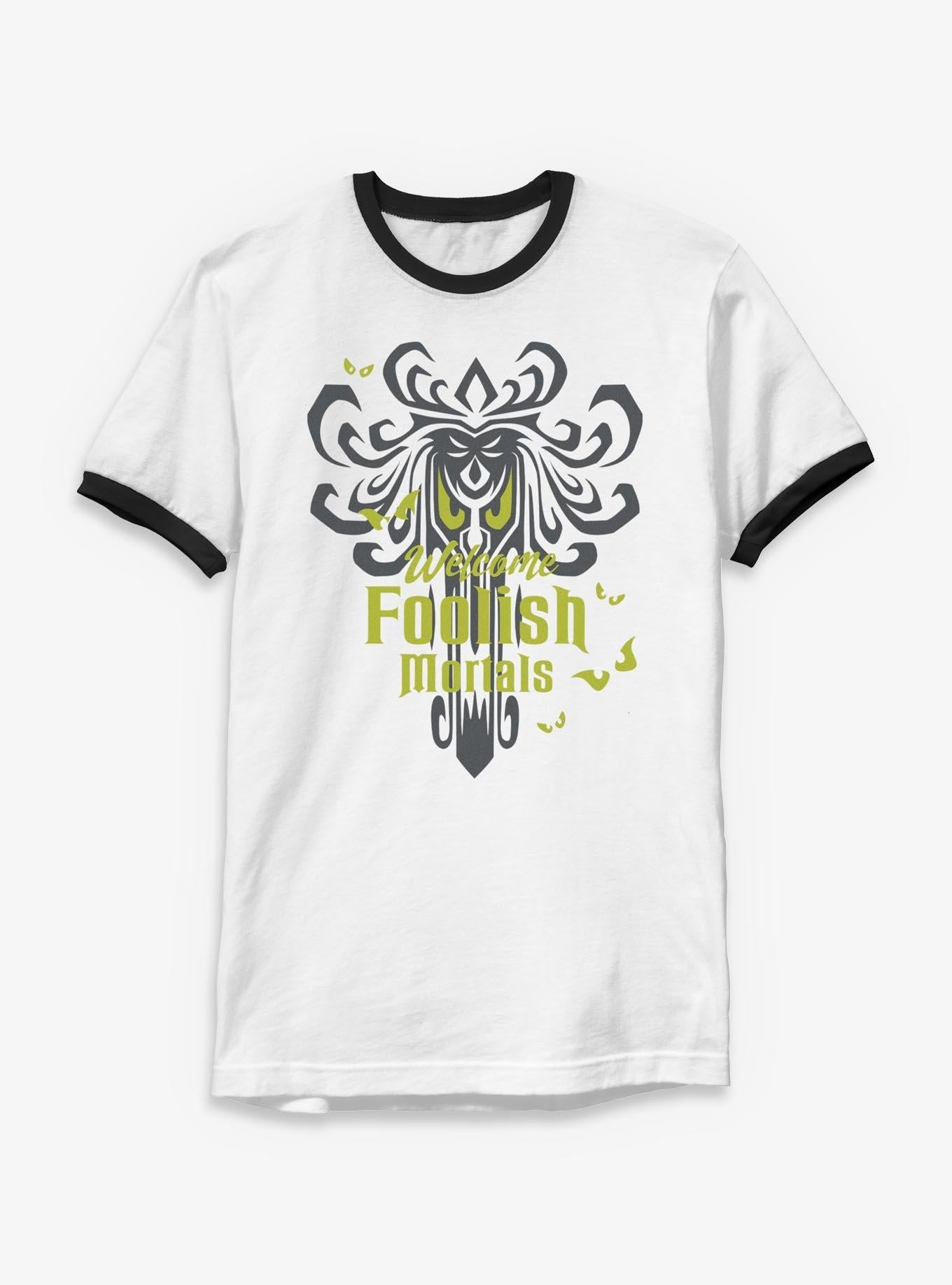Disney The Haunted Mansion Eye Foolish Mortals Ringer T-Shirt