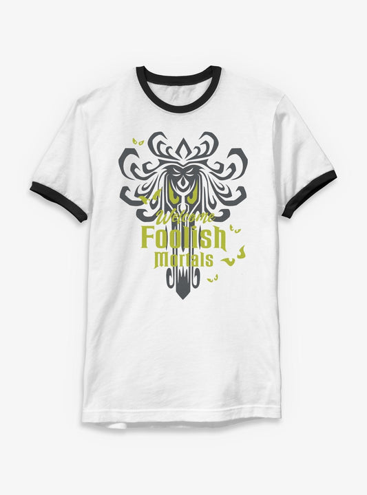 Disney The Haunted Mansion Eye Foolish Mortals Ringer T-Shirt