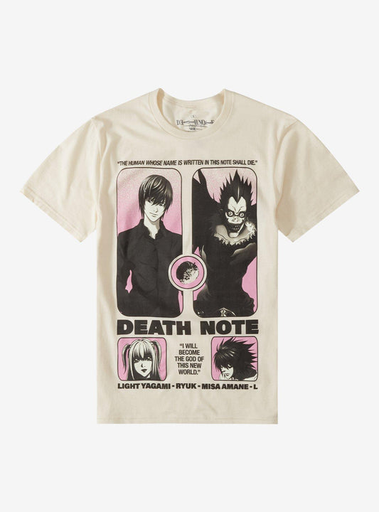 Death Note Pink Ombr Panels TShirt Graphic Tee | Graphic Tee | Unisex Shirt | Top Trending Fashion