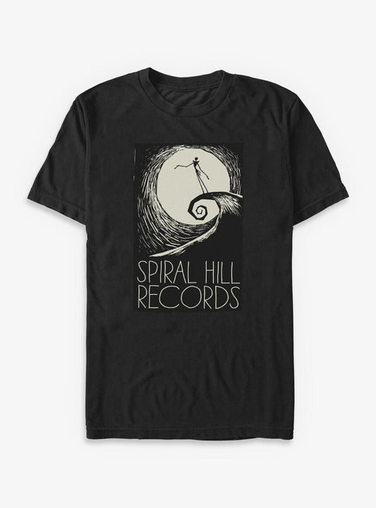 Disney The Nightmare Before Christmas Jack Spiral Hill Records TShirt T-Shirt | Holiday Edition | Limited Christmas Style