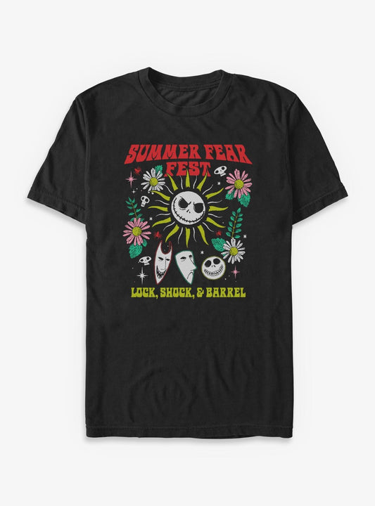 Disney The Nightmare Before Christmas Summer Fear Fest TShirt T-Shirt | Best-Selling Design | Great For Christmas Season