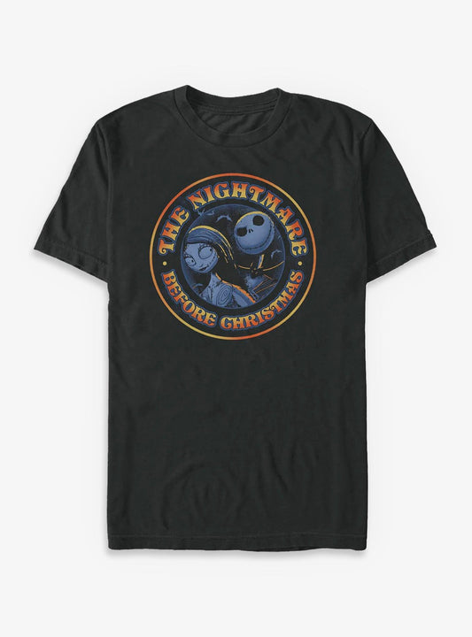 Disney The Nightmare Before Christmas Jack Sally Funky Duo TShirt T-Shirt | Fan Favorite Artwork | Great For Christmas Season