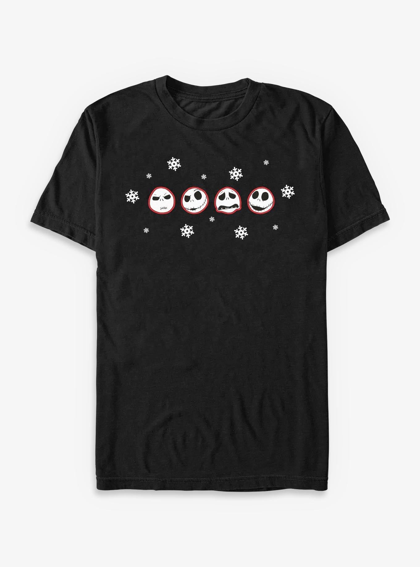 Disney The Nightmare Before Christmas Jack Emotions TShirt T-Shirt | High-Quality Print | Limited Christmas Style