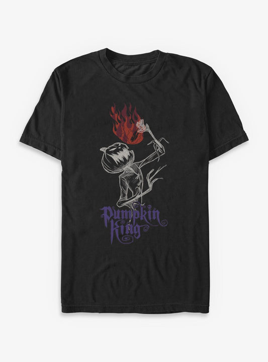 Disney The Nightmare Before Christmas Pumpkin Flames T-Shirt