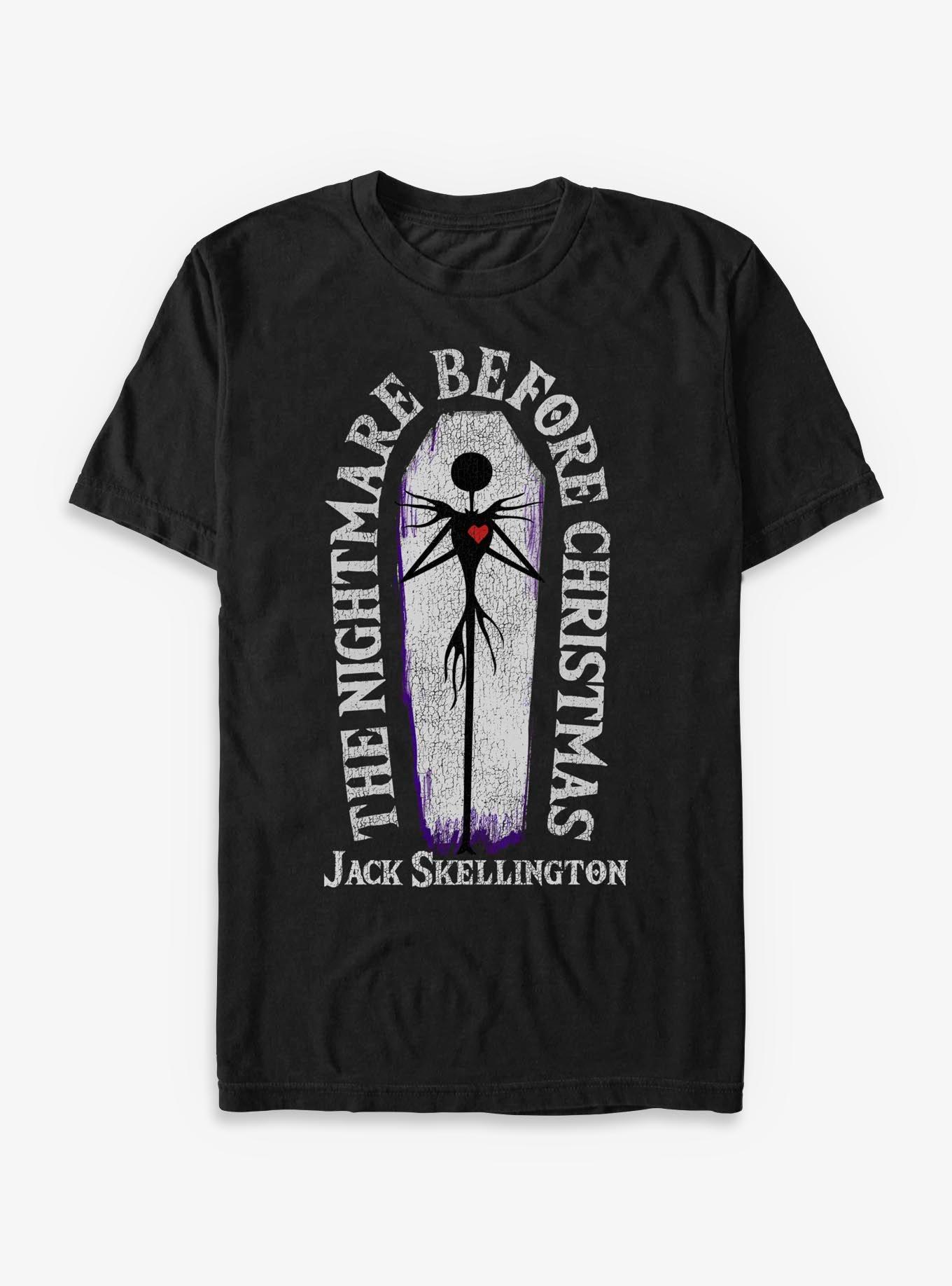 Disney The Nightmare Before Christmas Jack Coffin TShirt T-Shirt | Top Trending Graphic | Top Pick For Gifting