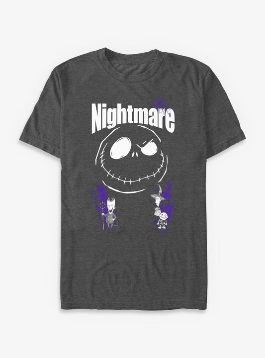 Disney The Nightmare Before Christmas Overlay Jack TShirt T-Shirt | Seasonal Must-Have | Trending Festive Apparel