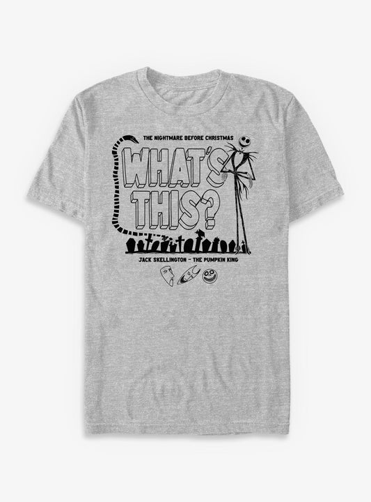 Disney The Nightmare Before Christmas Jack Cemetery TShirt T-Shirt | Holiday Edition | Perfect Holiday Gift