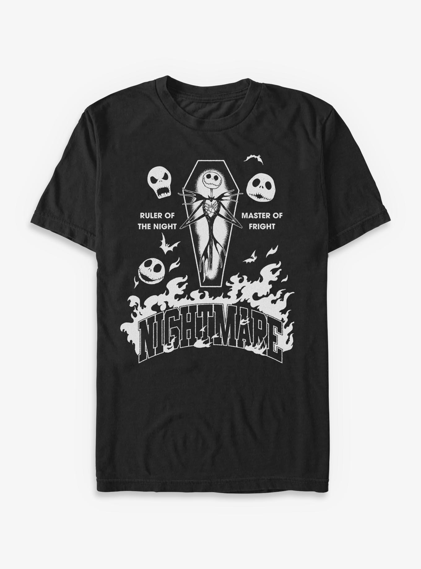 Disney The Nightmare Before Christmas Jack Ruler Of The Night TShirt T-Shirt | Fan Favorite Artwork | Perfect For Daily Wear