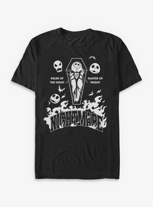 Disney The Nightmare Before Christmas Jack Ruler Of The Night TShirt T-Shirt | Fan Favorite Artwork | Perfect For Daily Wear