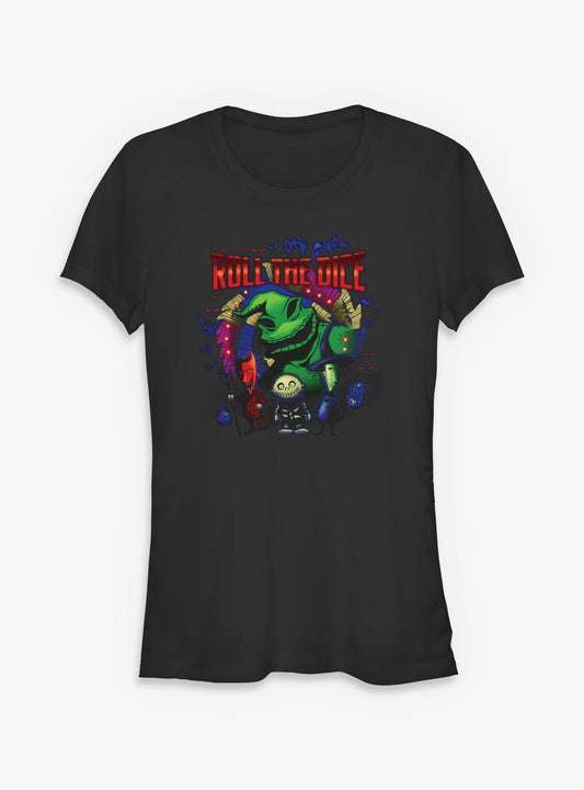 Disney The Nightmare Before Christmas Oogie Roll The Dice Girls TShirt T-Shirt | Top Trending Graphic | Perfect Holiday Gift