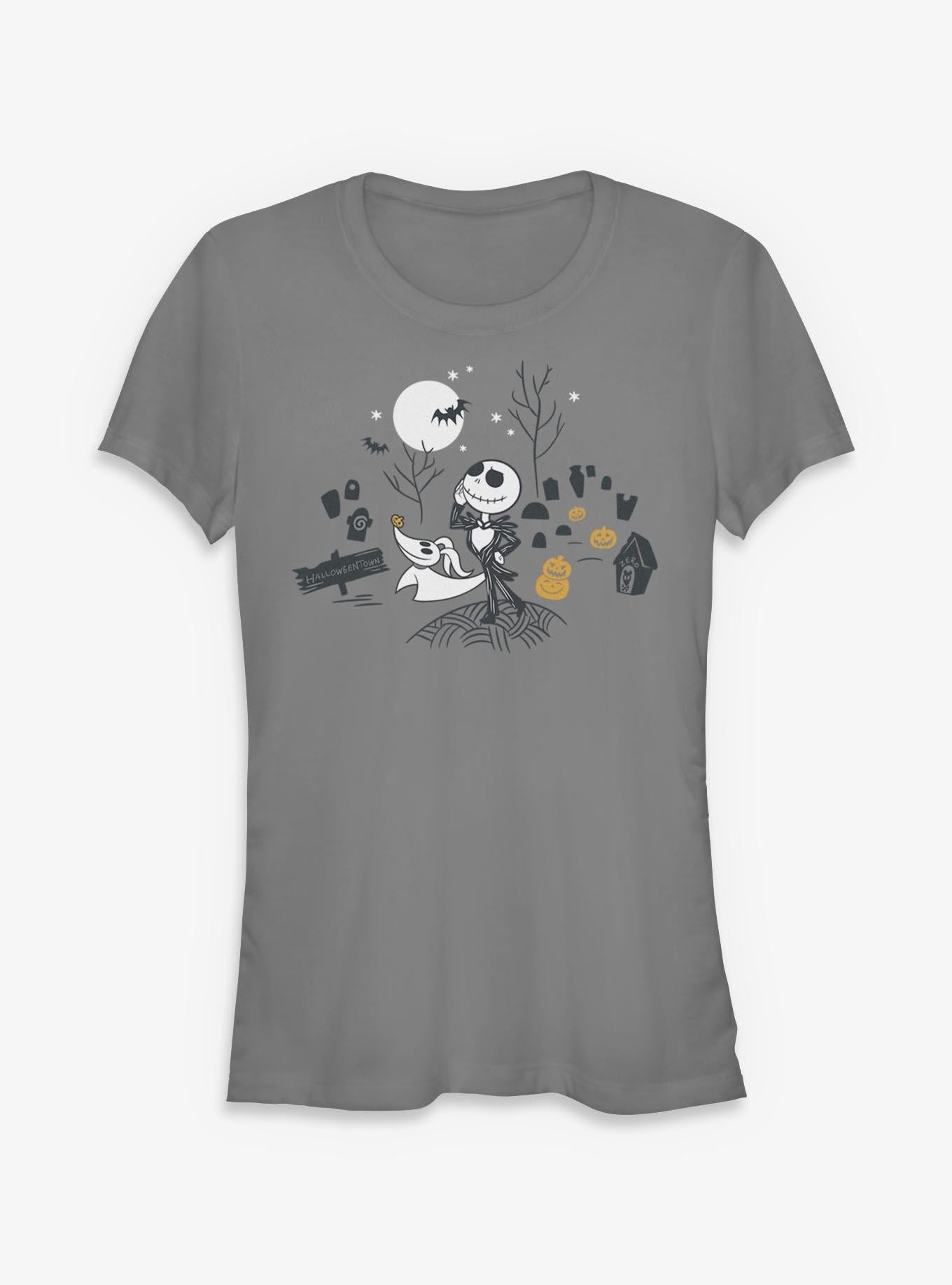 Disney The Nightmare Before Christmas Halloweentown Girls TShirt T-Shirt | Holiday Edition | Top Pick For Gifting