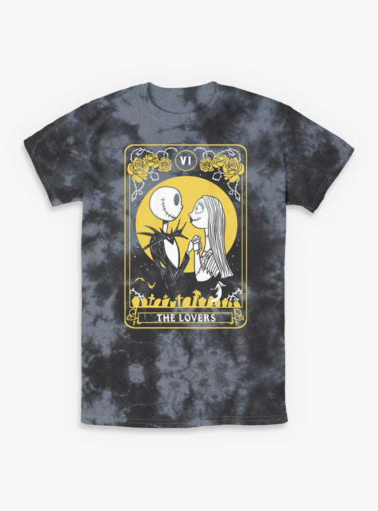 Disney The Nightmare Before Christmas The Lovers Tarot TieDye TShirt T-Shirt | Best-Selling Design | Limited Christmas Style