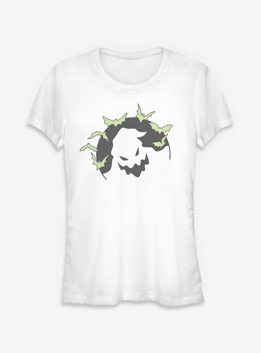 Disney The Nightmare Before Christmas Oogie Moon Bats Girls TShirt T-Shirt | Cute Festive Style | Great For Christmas Season