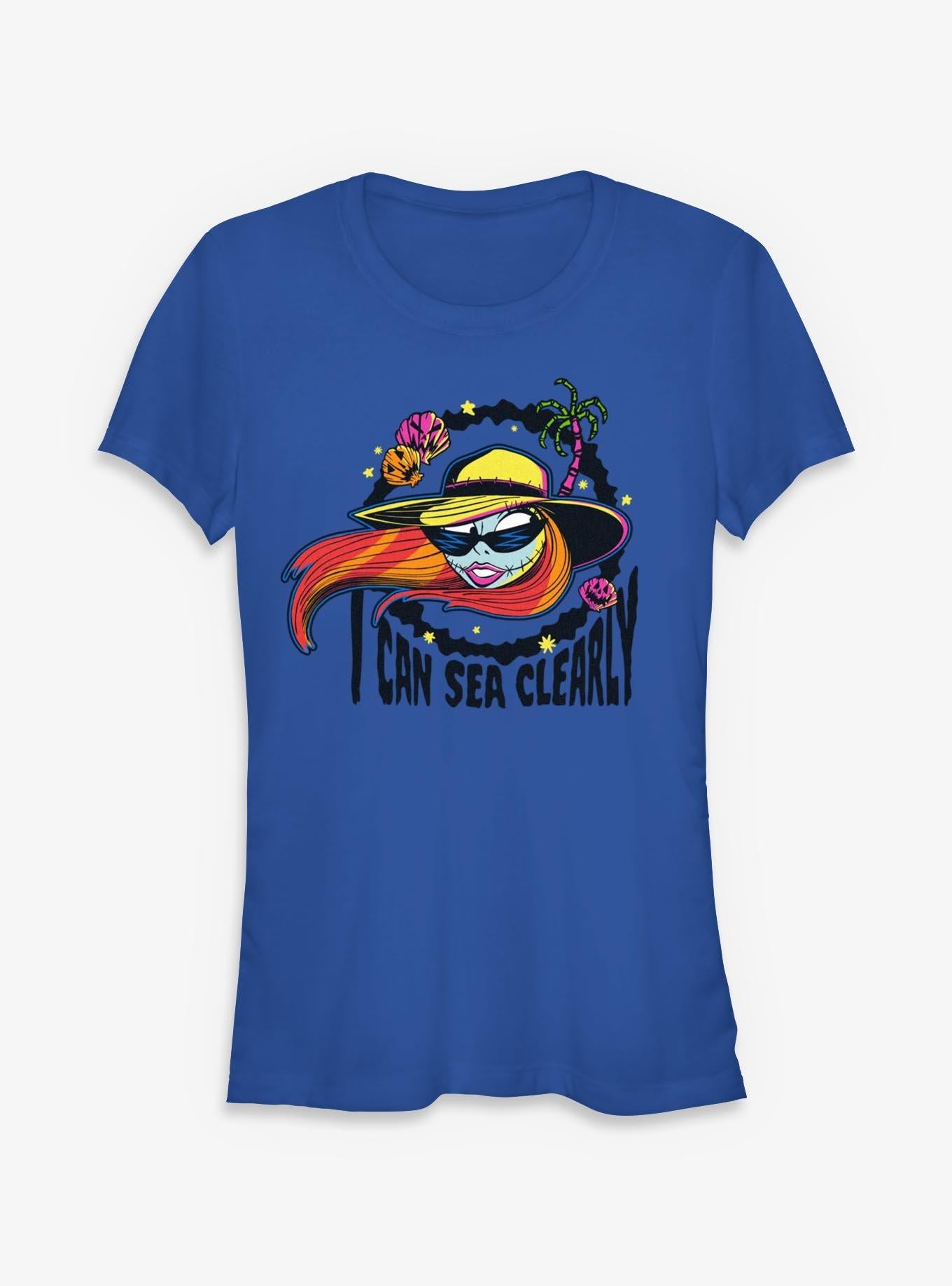 Disney The Nightmare Before Christmas Sally I Can Sea Clearly Girls TShirt T-Shirt | Vintage Christmas Look | Perfect Holiday Gift