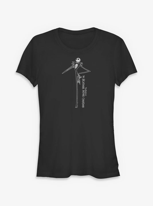 Disney The Nightmare Before Christmas Jack Your Favorite Nightmare Girls TShirt T-Shirt | High-Quality Print | Limited Christmas Style
