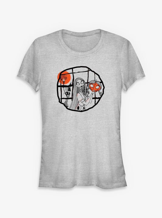 Disney The Nightmare Before Christmas Sally Pumpkin Girls TShirt T-Shirt | High-Quality Print | Limited Christmas Style