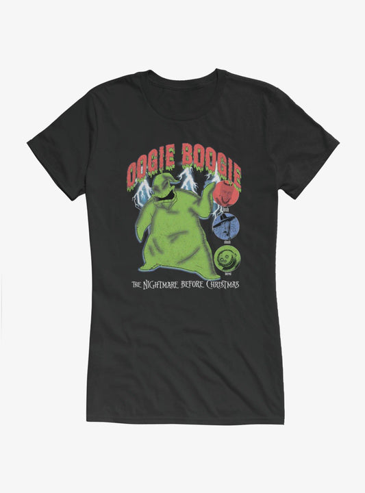 Disney The Nightmare Before Christmas Oogie Boogie Girls TShirt Hot Topic Exclusive T-Shirt | High-Quality Print | Trending Festive Apparel