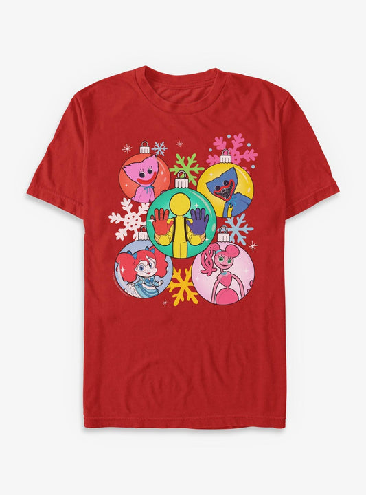 Poppy Playtime Christmas Balls TShirt T-Shirt | Vintage Christmas Look | Perfect For Daily Wear