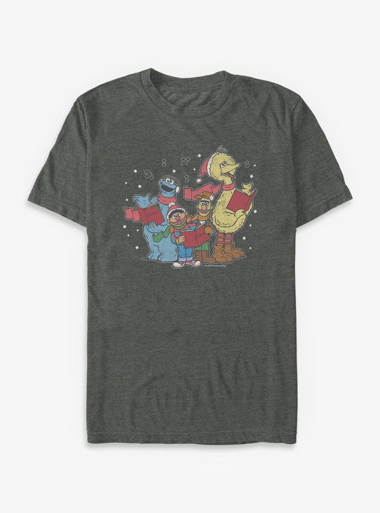 Sesame Street Christmas Carols TShirt T-Shirt | High-Quality Print | Perfect Holiday Gift