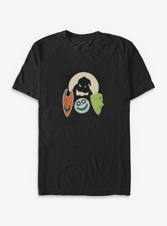 Disney The Nightmare Before Christmas Oogie Boogie And Friends Big Tall TShirt T-Shirt | Seasonal Must-Have | Limited Christmas Style