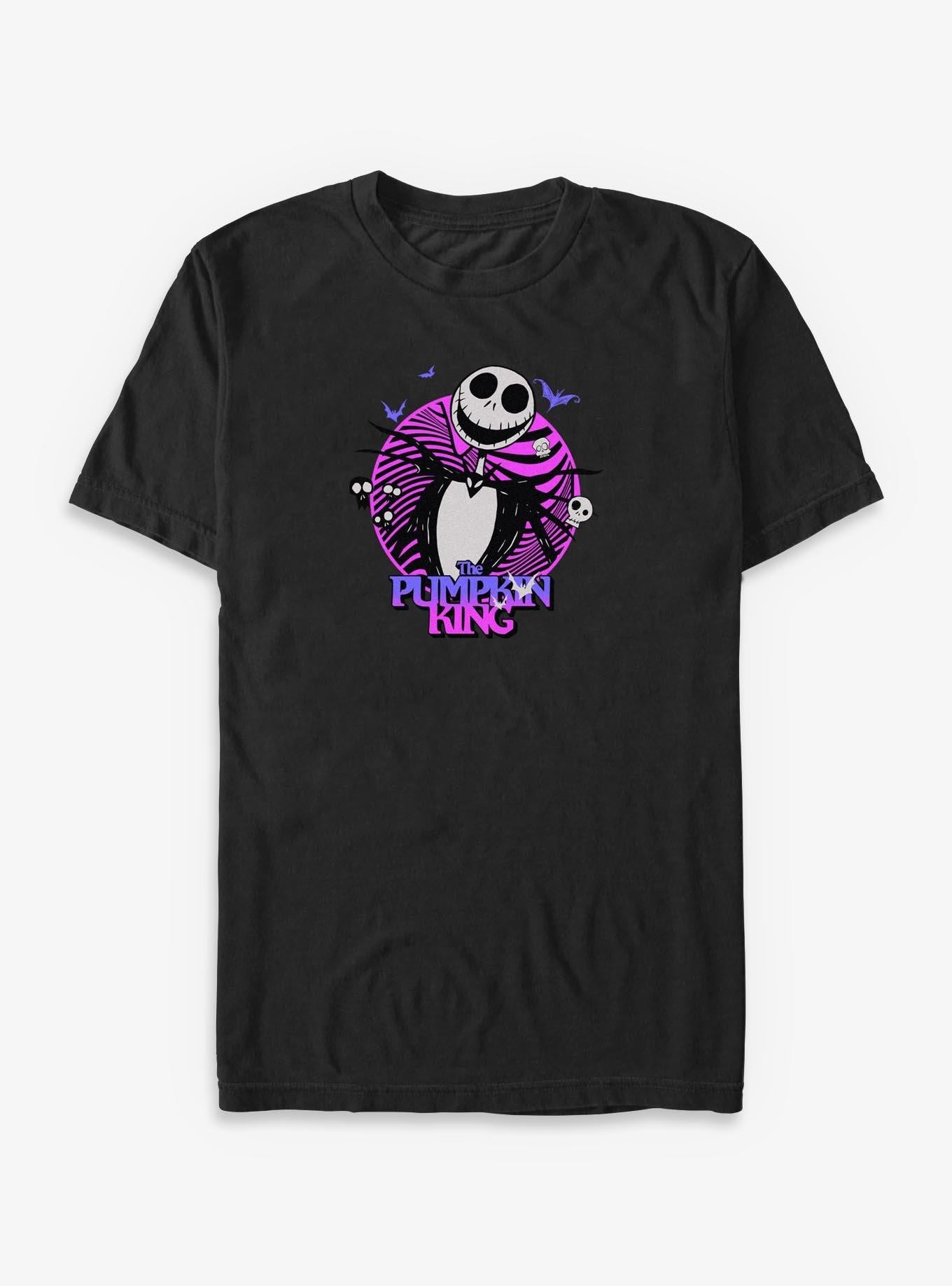 Disney The Nightmare Before Christmas Pumpkin King Big Tall TShirt T-Shirt | Holiday Edition | Great For Christmas Season