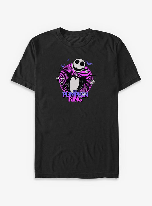 Disney The Nightmare Before Christmas Pumpkin King Big Tall TShirt T-Shirt | Holiday Edition | Great For Christmas Season