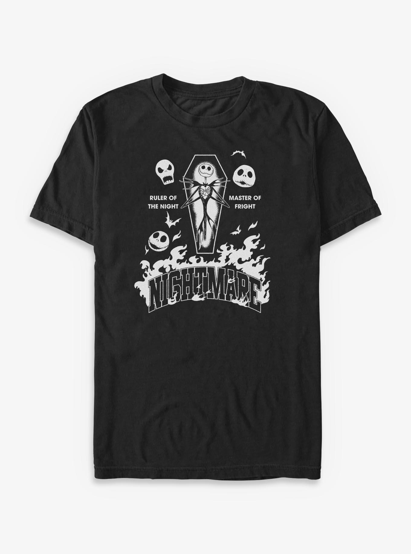 Disney The Nightmare Before Christmas Jack Nightmare Big Tall TShirt T-Shirt | Vintage Christmas Look | Great For Christmas Season